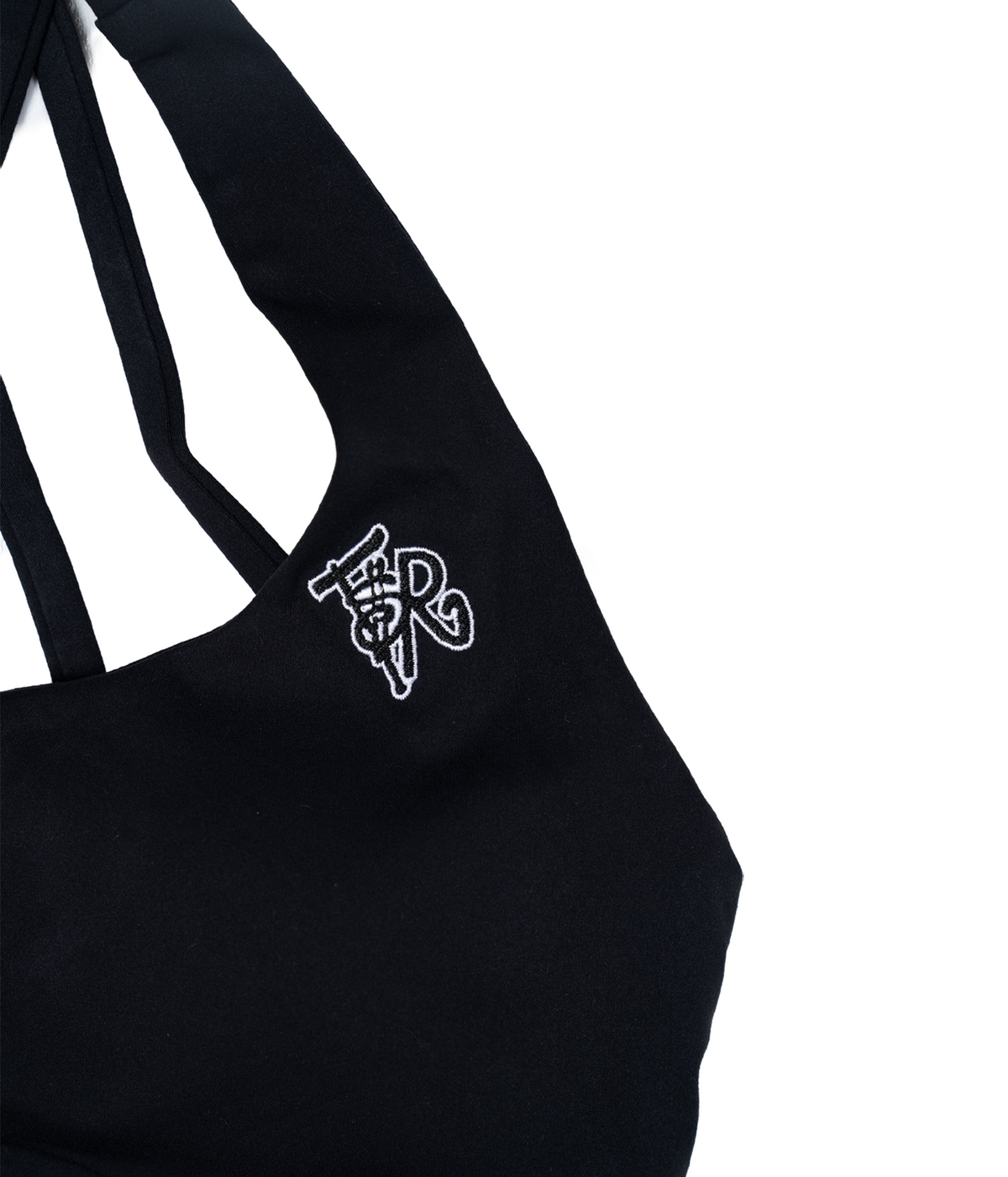 BLACK/ BLACK SPORTS BRA