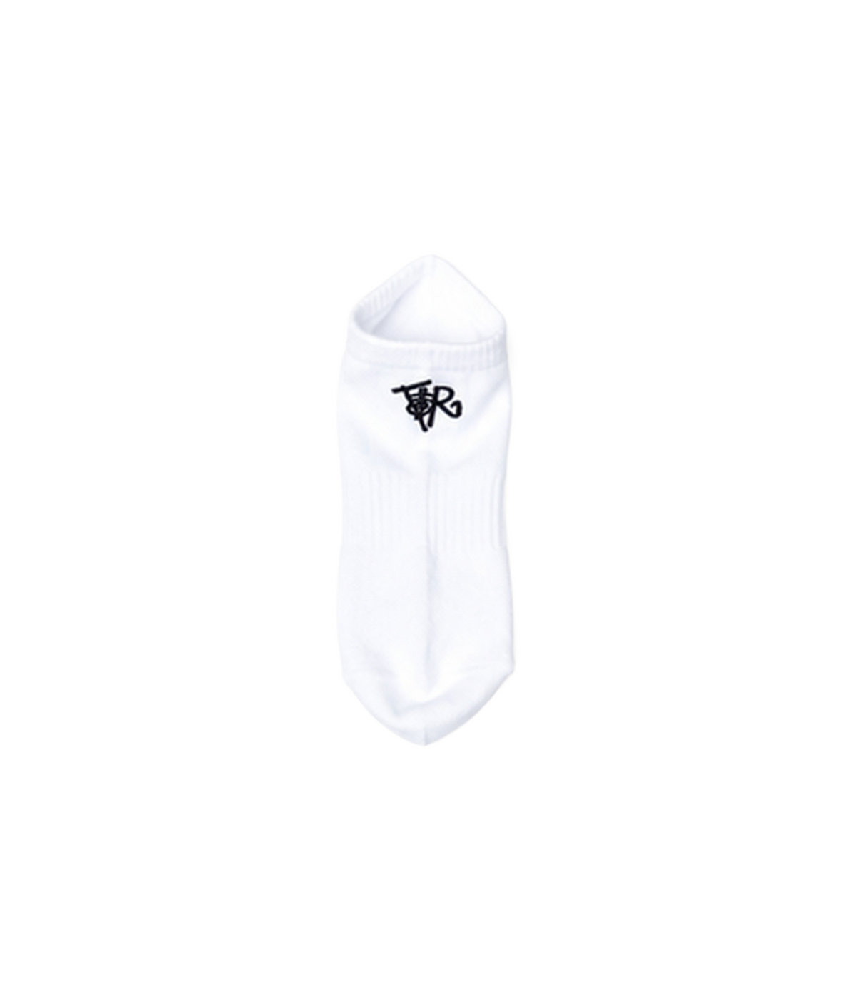 WHITE/ BLACK WOMEN NO SHOW SOCKS