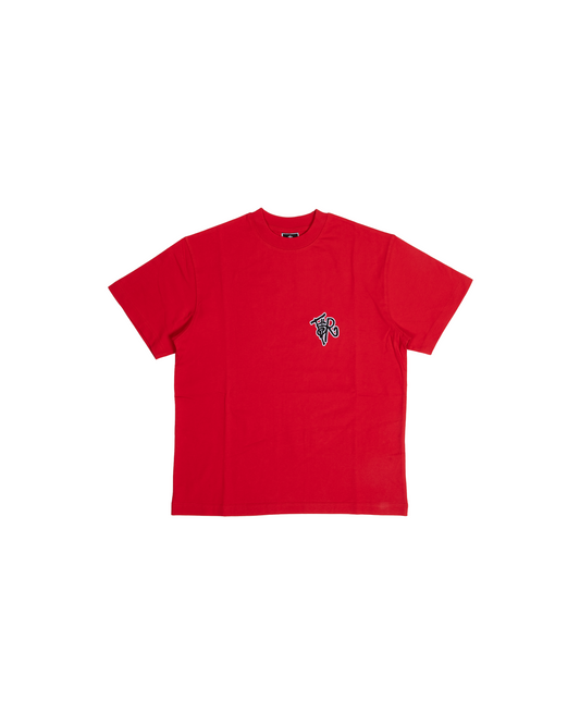 RED/ BLACK TEE