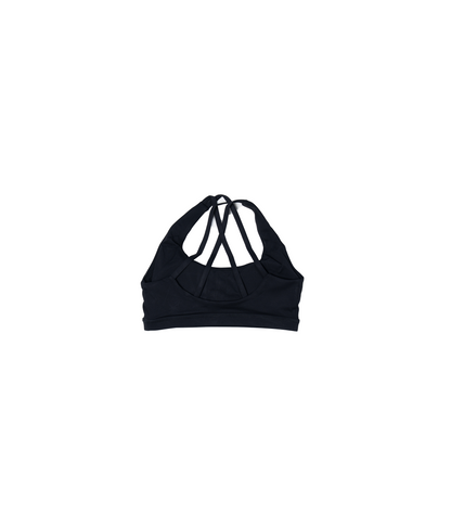BLACK/ BLACK SPORTS BRA