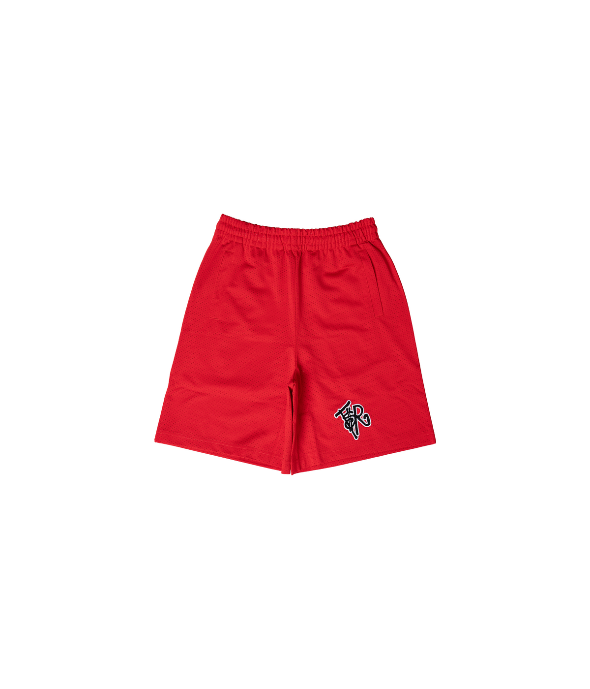 RED/ BLACK MESH SHORTS