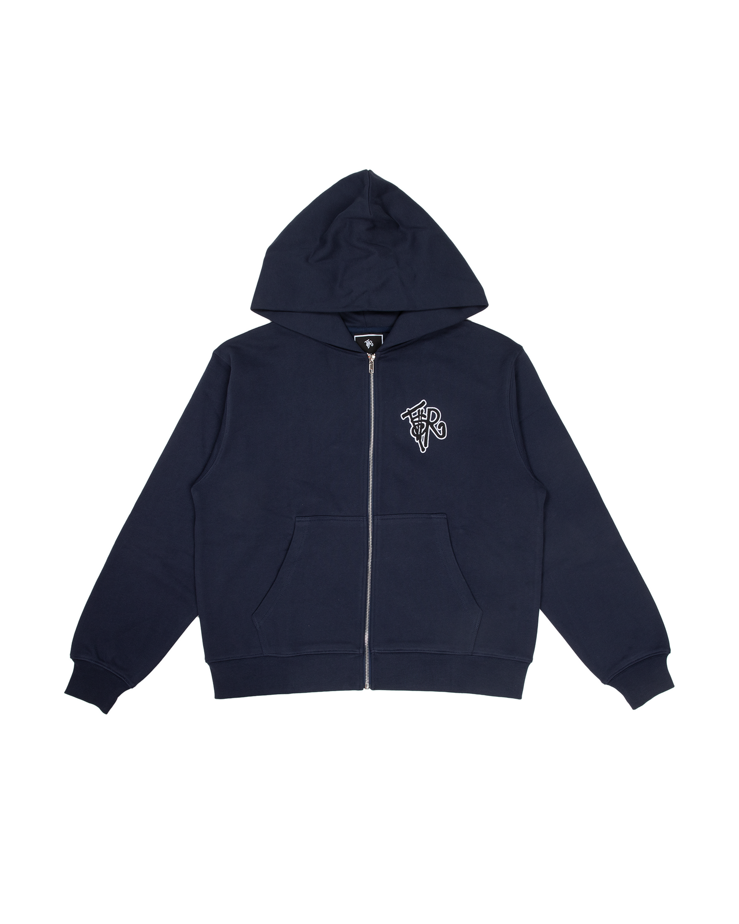 NAVY/ BLACK ZIP UP JACKET