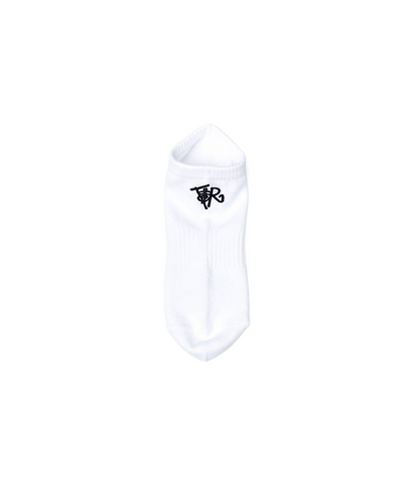 WHITE/ BLACK WOMEN NO SHOW SOCKS