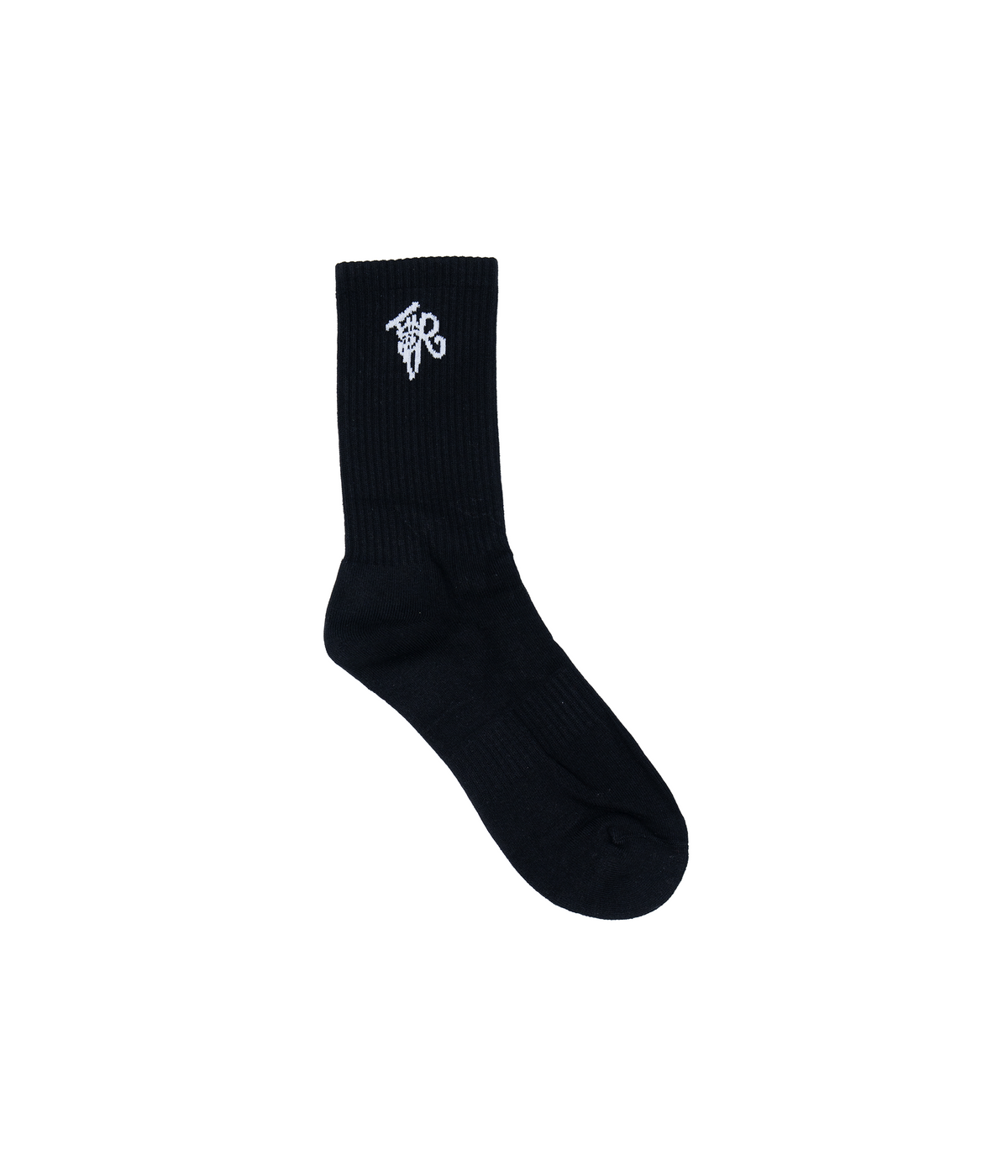 BLACK/ WHITE CREW SOCKS