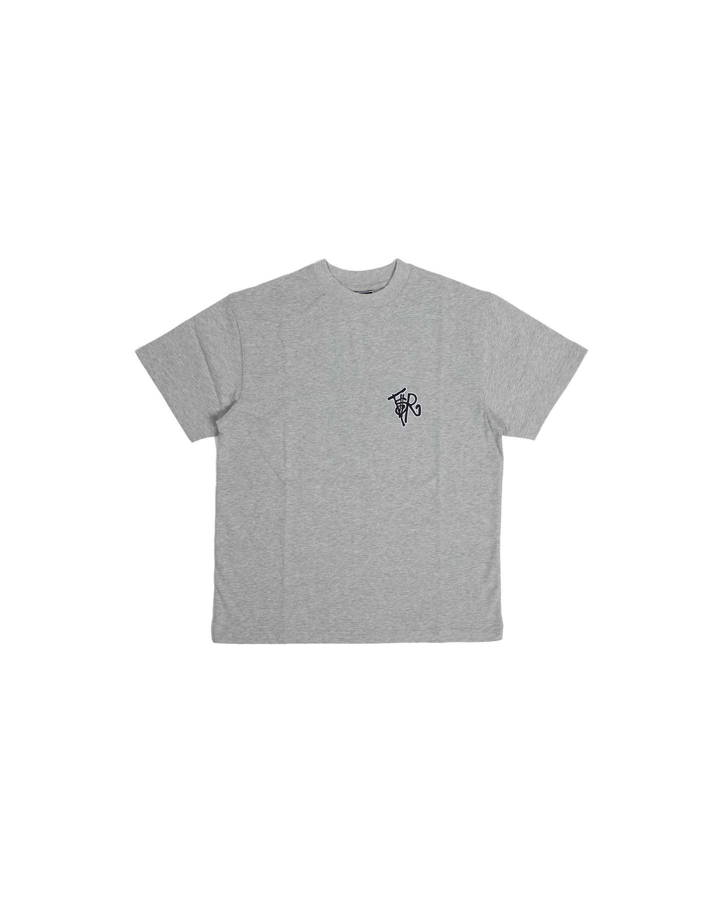 GREY/ BLACK TEE