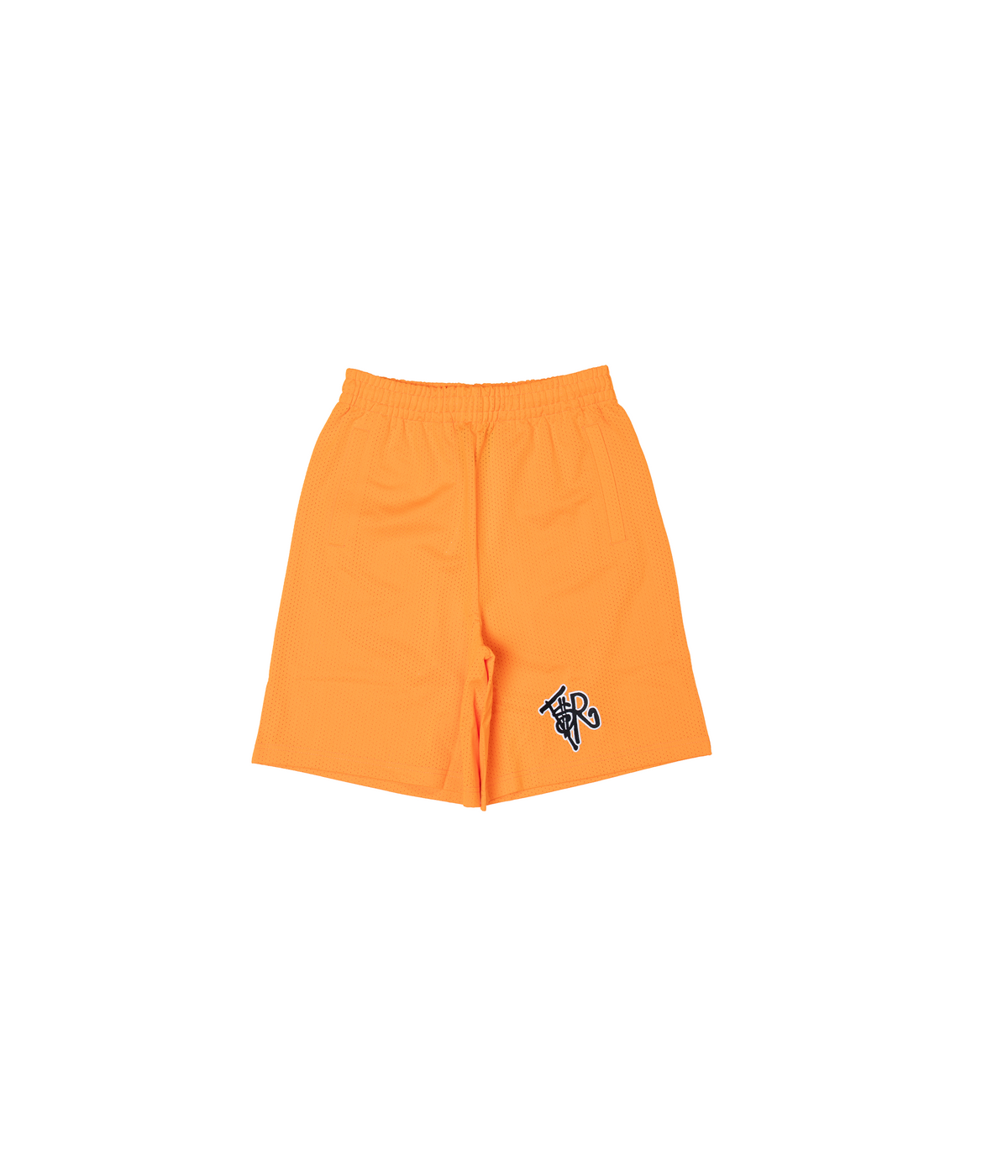 ORANGE/ BLACK MESH SHORTS